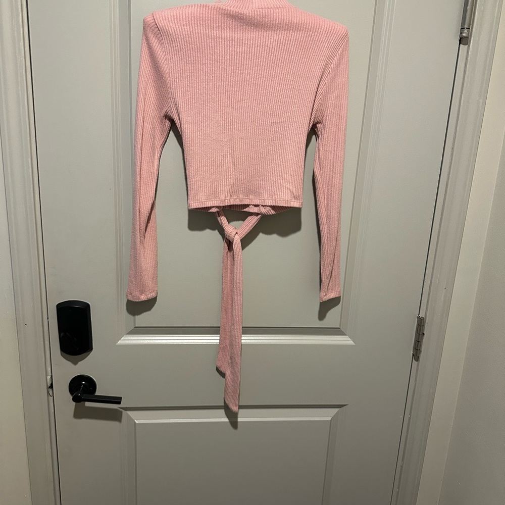 Pink Ribbed Two-Piece Set - Picture 2 of 5